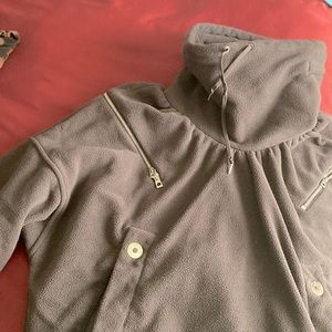 🩶 Adidas Stella McCartney Fleece Pullover Oversized Sweater. Gray. S (EU 34)